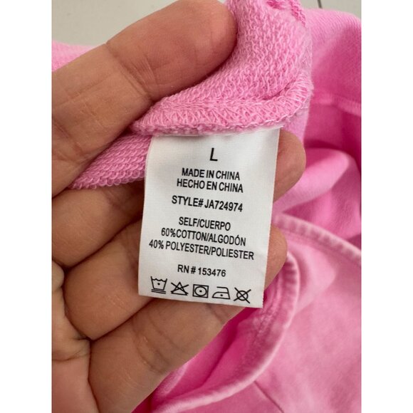 sincerely Jules Lagen Look relaxed lounge jumpsuit light pink 90s sz L - Picture 8 of 8